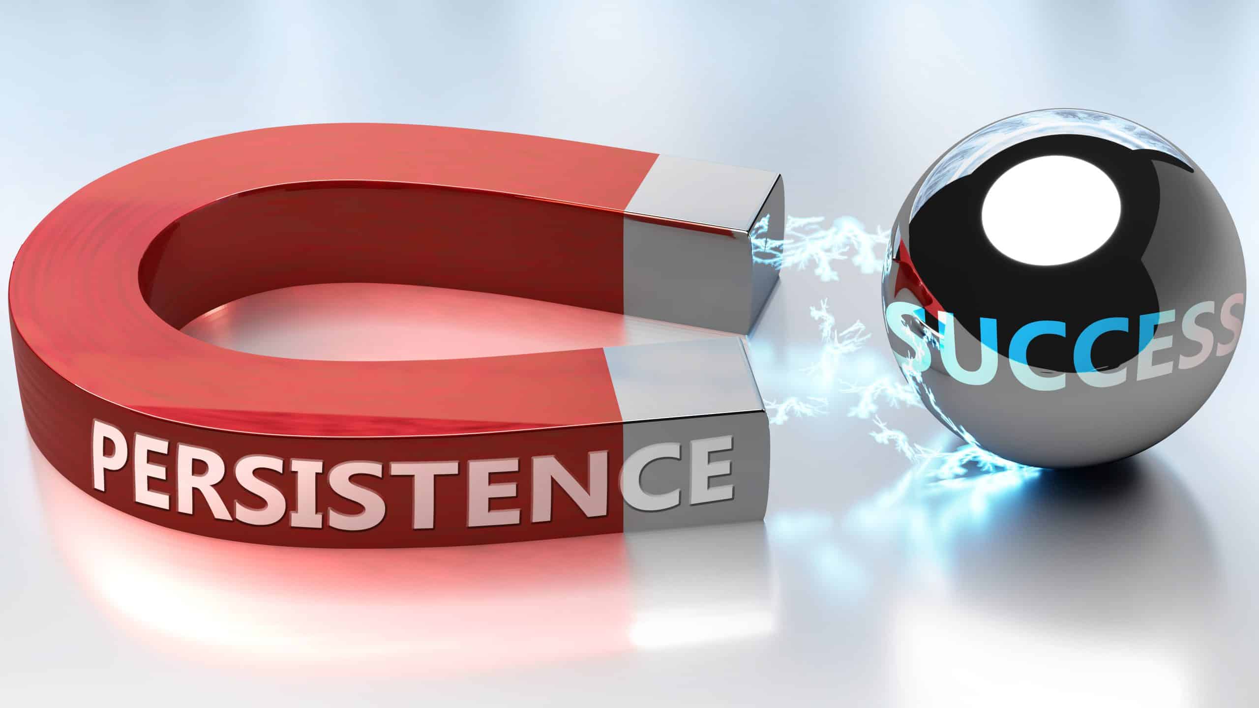 persistence success magnet