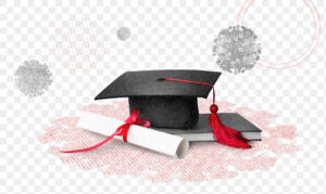 degree and graduation cap and tassle