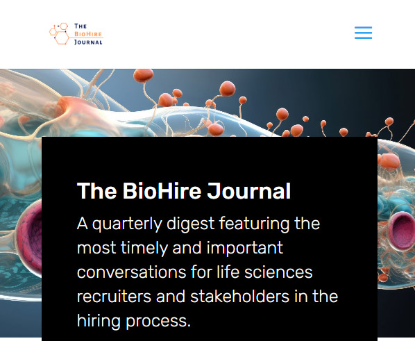 The Biohire Journal Screenshot