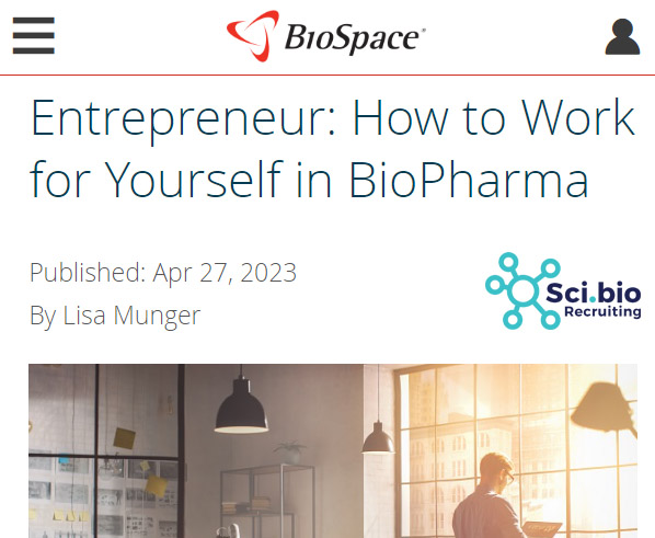 Sci.bio in BioSpace News Screenshot